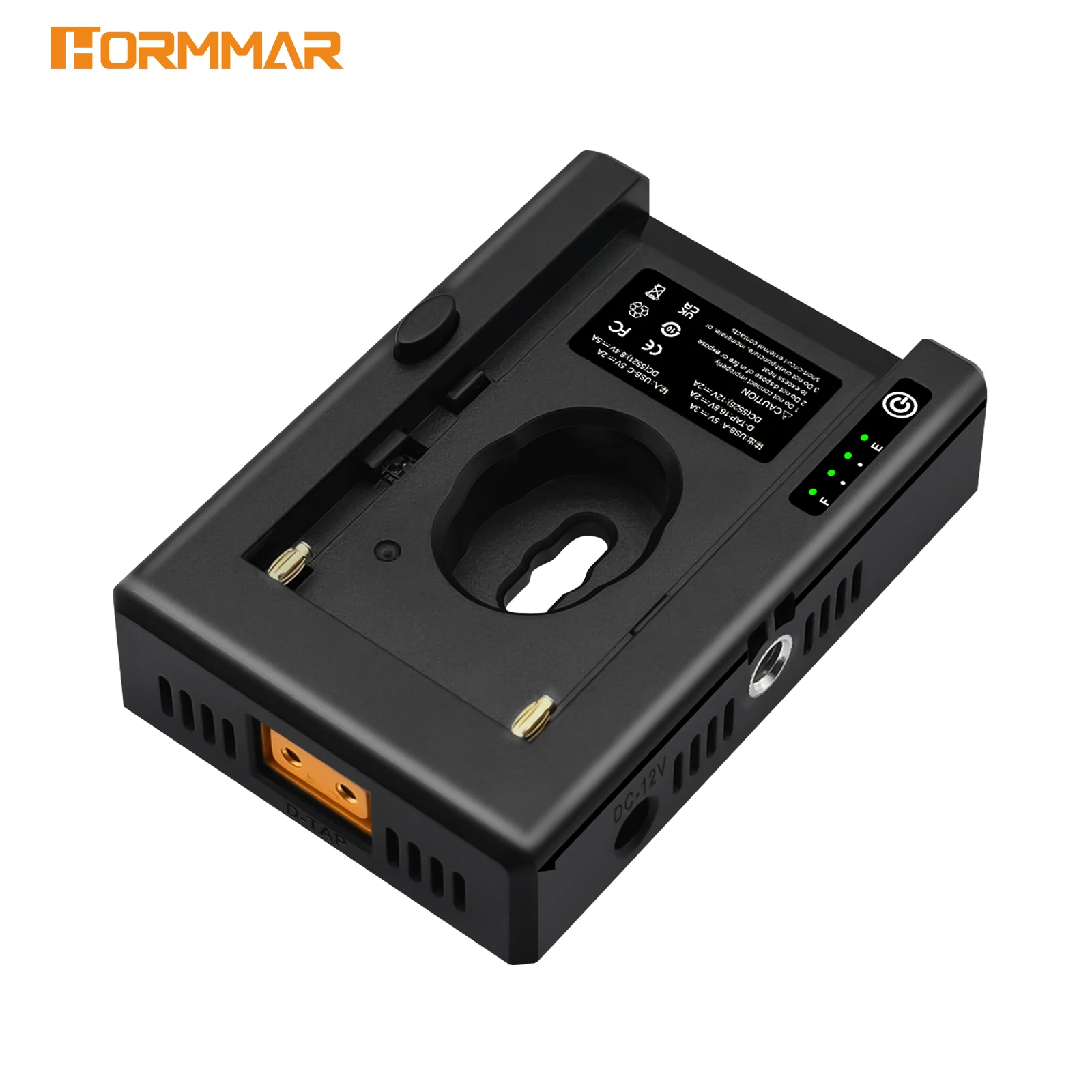 NP-F Batterieladegerät Batterieadapterplatte Kaltplattenadapter 1/4 Zoll für NP-F550 F750 F970 für BMPCC 4K 6K DSLR ILDC – Detail 7