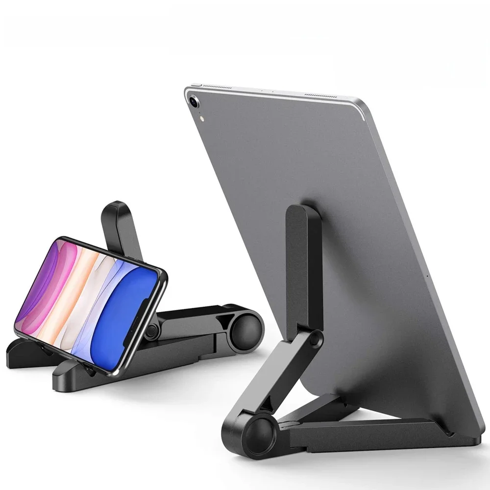 Przenośna składana podstawka do iPada kompatybilna z tabletami 4"-11" na biurko z tworzywa sztucznego do stojaka na tablet Xiaomi Samsung Huawei — zdjęcie 2