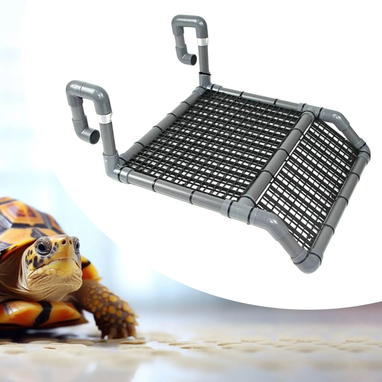 Turtle Basking Platform Reptile Tank Ladder Resting Climbing Shelf Turtle Ramp for Turtles Newts Amphibians Bearded Dragon