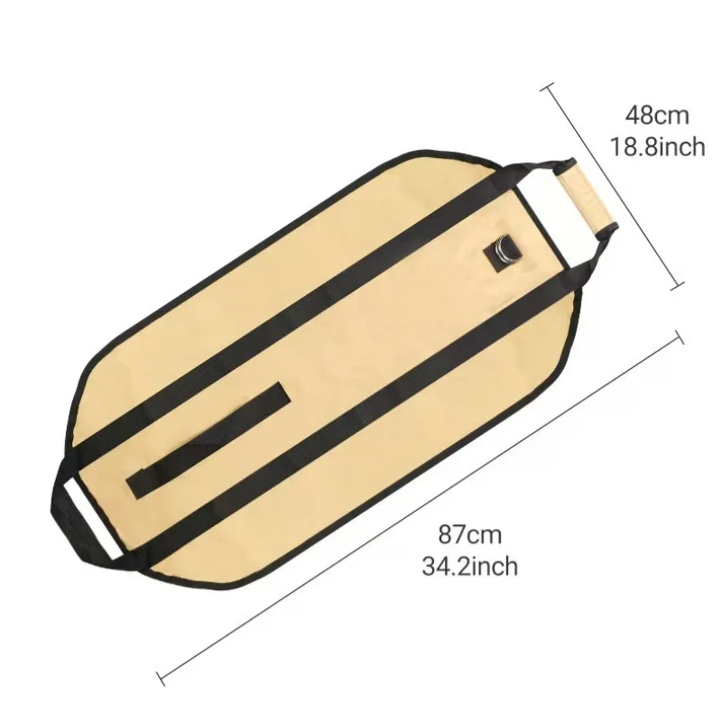 حقيبة حمل سجل شديدة التحمل - حقيبة حطب خارجية مع مقابض معززة - حقيبة حمل وتخزين متينة للخشب للتخييم #2
