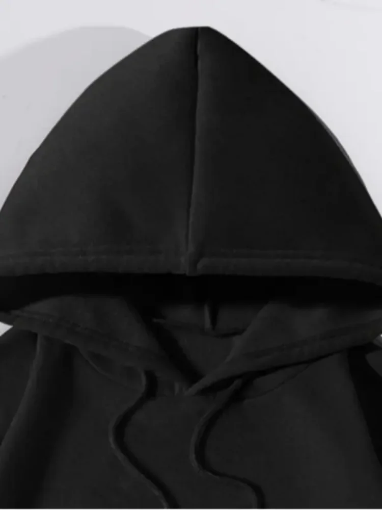 Elephant And Floral Print Drop Shoulder Hoodie Women Clothing for Fall & Winter Fashion Casual Drawstring Pocket Hooded