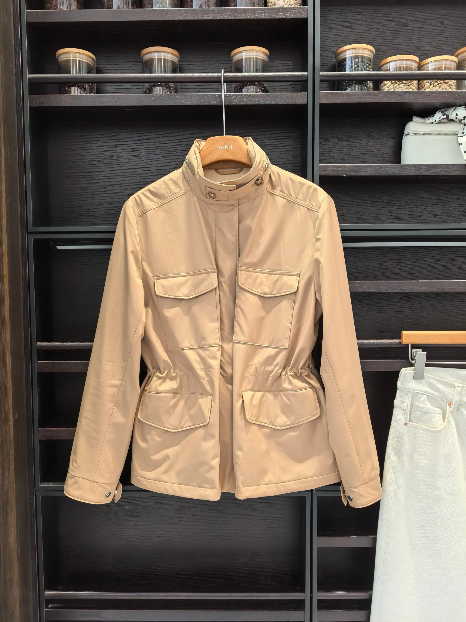 

Autumn women's luxurious solid color casual traveler jacket