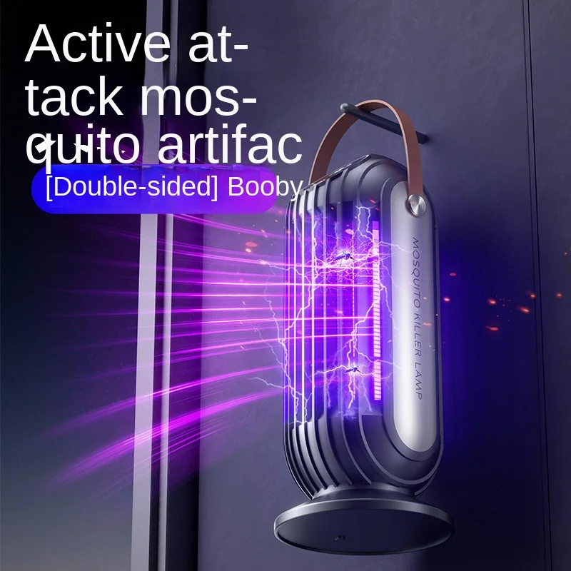 Mosquito Killer Lamp 4000mAh USB Hangable Desktop Night Light Bug Zapper Home Camping Automated System Switch Safety and Health image 3