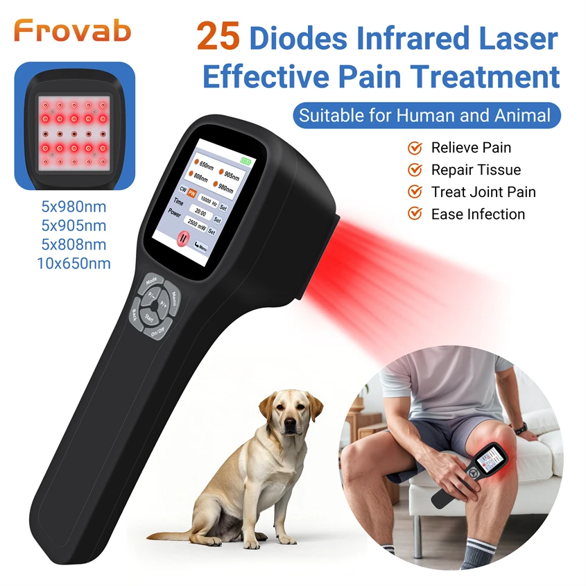 

LLLT Cold Laser Therapy Device Multifunctional FourWave Laser Therapy For Arthritis And Healing Muscle Strains healing muscle