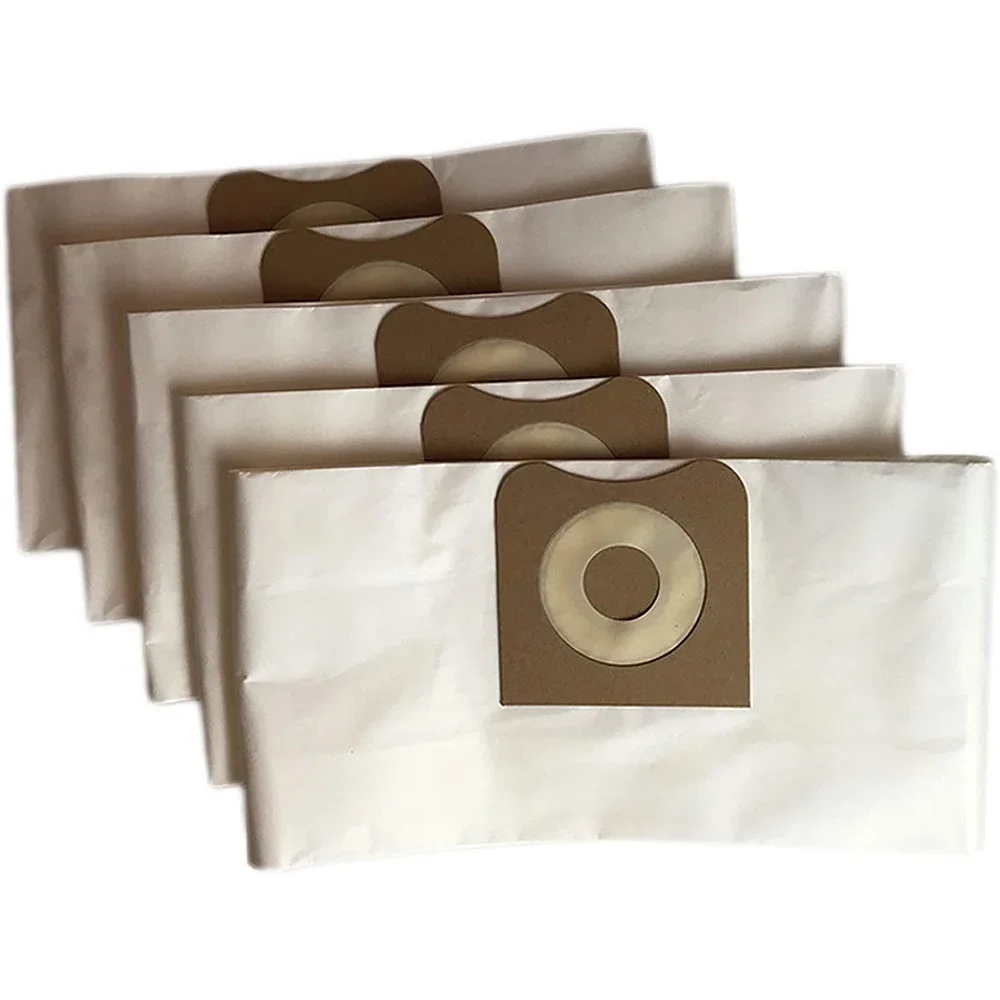 5Pcs Dust Collection Bags Compatible With Ridgid VF3501 3-4.5 Gallon Wet/Dry Vacuum Bags WD40500,WD40700,WD40501,WD45500,WD45220