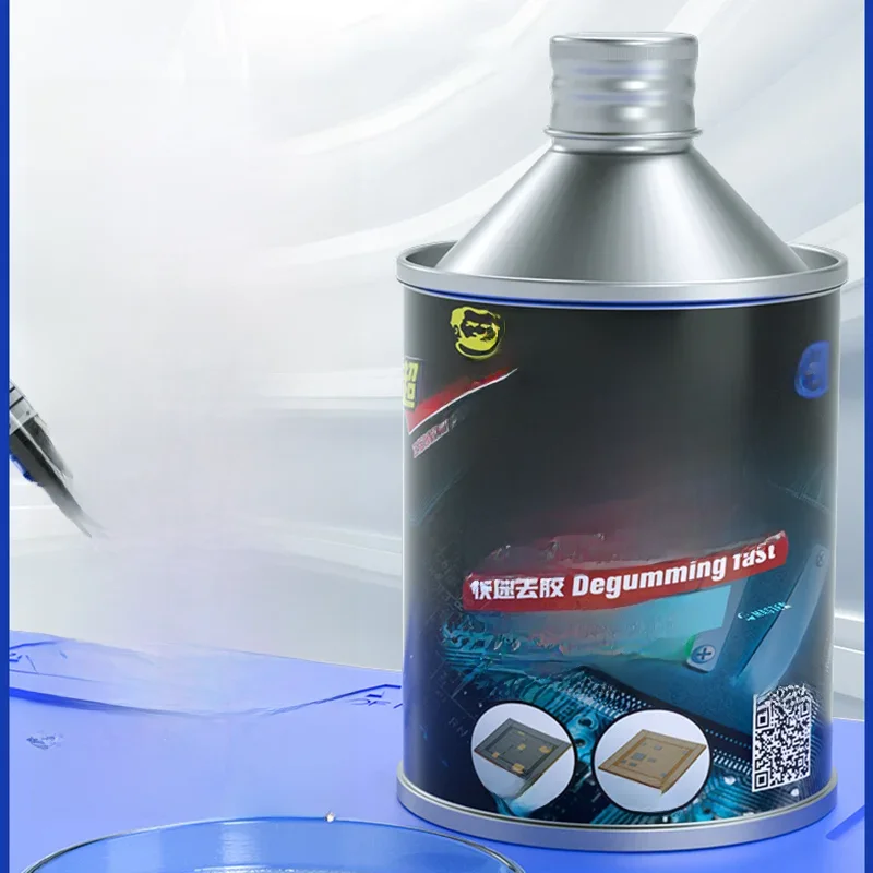 Dissolvant de colle mécanique pour processeur, brosse de nettoyage liquide à Immersion pour 20 minutes pour dissolvant de colle cpu ic, outils de réparation de téléphone, 300ML, 1 pièce