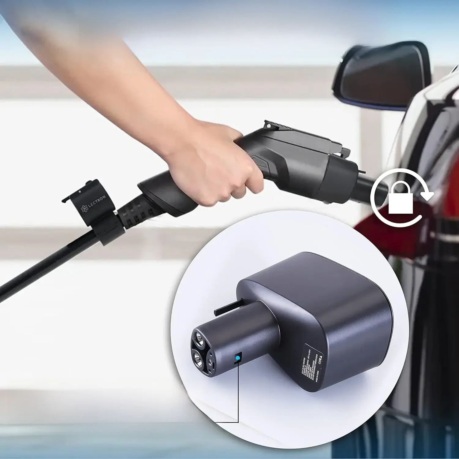 EV Charger Adapter CCS1 to Tesla Model X Y 3 S 250KW Car Convertor Charging Converter EVSE Conversion Gun Tesla CCS 1 Socket