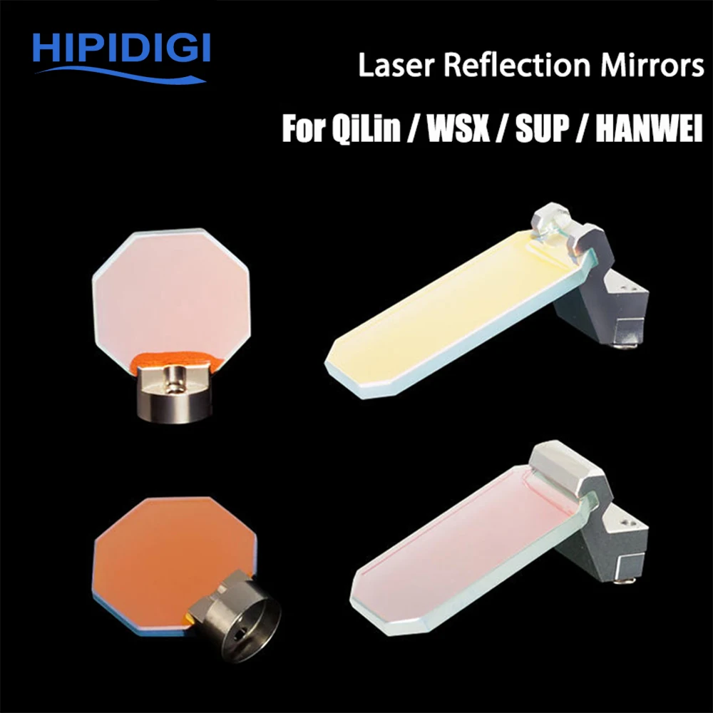 Fiber Laser Reflective Mirrors Lens With Holder for Qilin SUP23T Raytools BM101 Relfar Hanwei980 WSX Hanwei Laser Welding Head