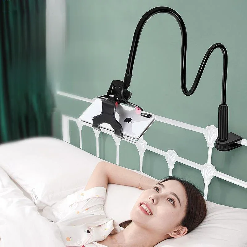 Universal Mobile Phone Holder Flexível Lazy Holder Ajustável Celular Clipe Home Bed Desktop Mount