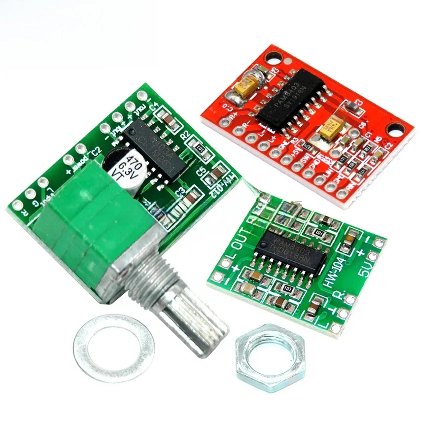 PAM8403 Super mini carte amplificateur de puissance numérique miniature classe D carte amplificateur de puissance 2*3 W haute 2.5-5 V USB