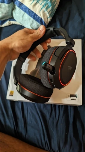 Picun G2 2.4G Wireless Gaming Headset Bluetooth Headphones 5ms Low Latency 7.1 Surround ENC Mic For PC PS4 PS5 Phone Switch photo review