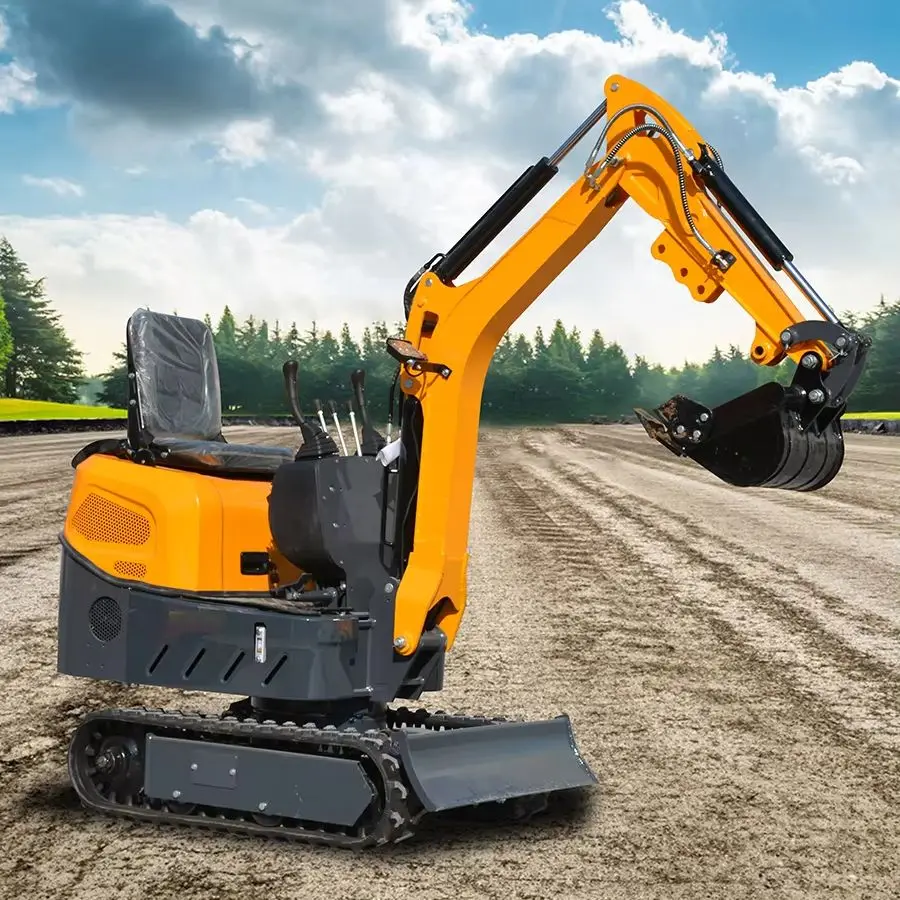 1.2 Ton Small Diesel Trencher Orchard Use Euro 5 Mini Digger 1000 KG Kubota Agricultural Hydraulic Crawler Excavator Customized