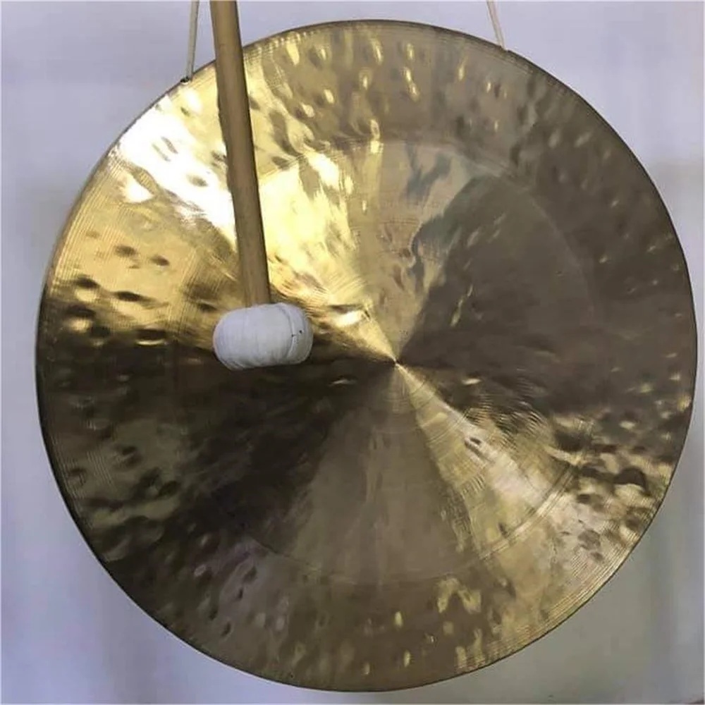 

Arborea Sound Healing Gongs-12"-36" Bronze White Chau Gong with free wood mallet Tam Tam Gong Chinese Chao Gong for Yoga