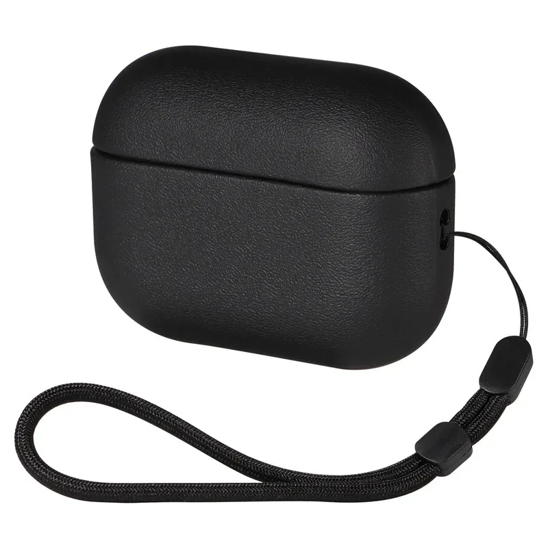 Étui Airpods Pro 3 en cuir Grain, housse pour écouteurs Bluetooth, protection Funda pour AirpPods 4 Pro2 Pro 3