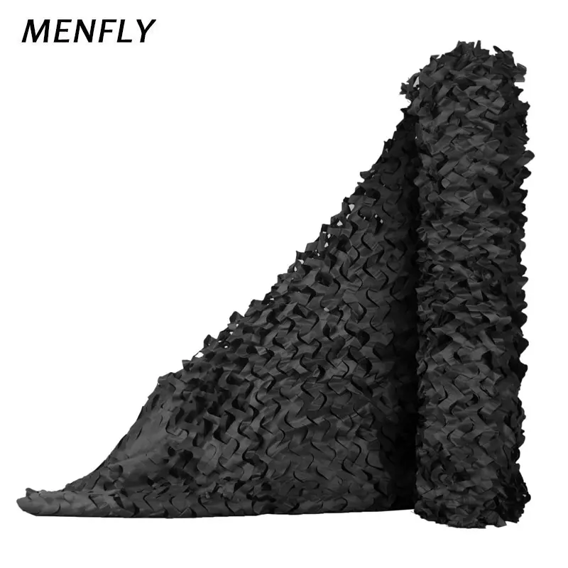 Black Camouflaged Network Garden Privacy Screen Sunshade Tent Decor Net Outdoor Camping Sunshade Awning For Carport Sunshelter