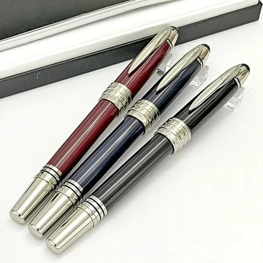 MB John F. Kennedy Special Edition Pióro kulkowe Luksusowy prezent Czarny metal z włókna węglowego z numerem seryjnym JFK — zdjęcie produktu 7