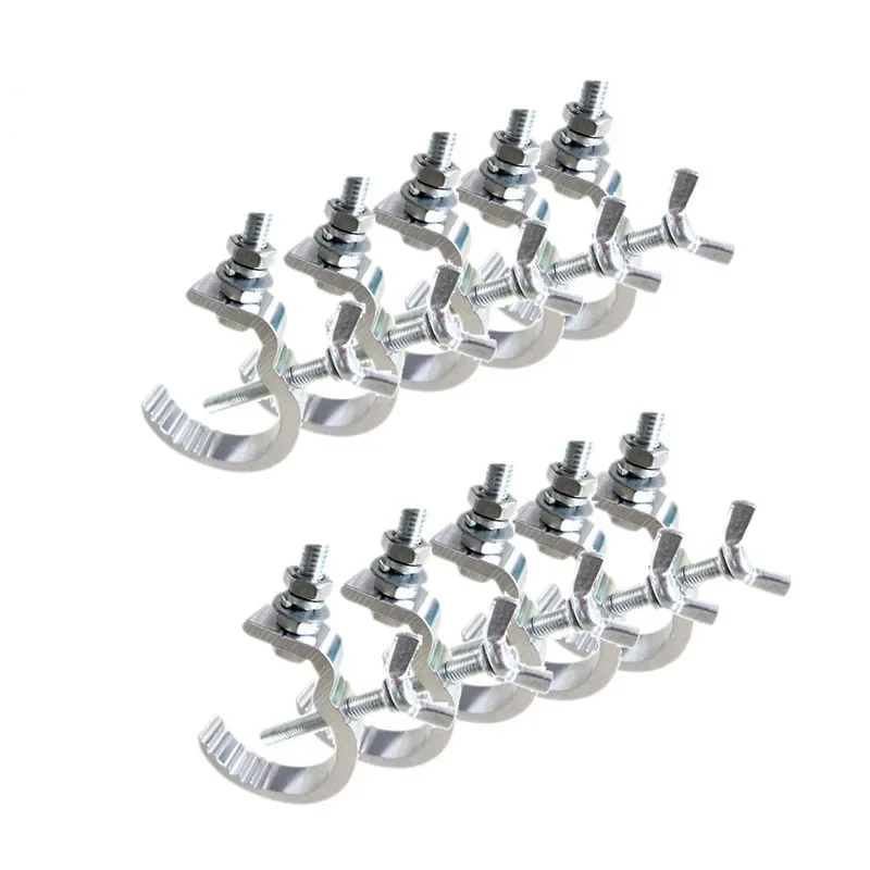 10 teile/los Aluminium Lichter Haken LED Par Haken Professionelle Bühne Ausrüstung Led Bühne Licht Truss Dj Club Licht Hängen Haken