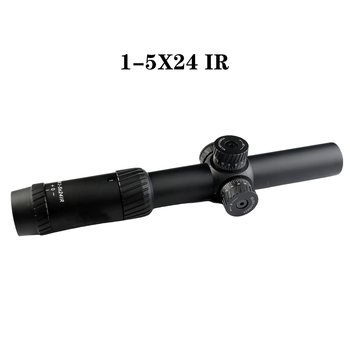 

1-5X24T optical sight scope tactical hunting rifle scope black long range for outdoor hiking telescopic sights