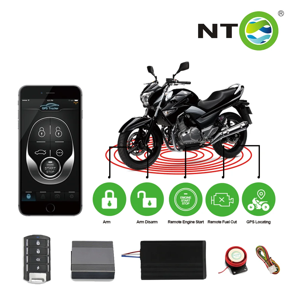 

NTO 4G Gps Locator Wireless Intelligent Precise Positioning Car Motorcycle Anti-Theft Tracker Alarma Para Moto Accessories