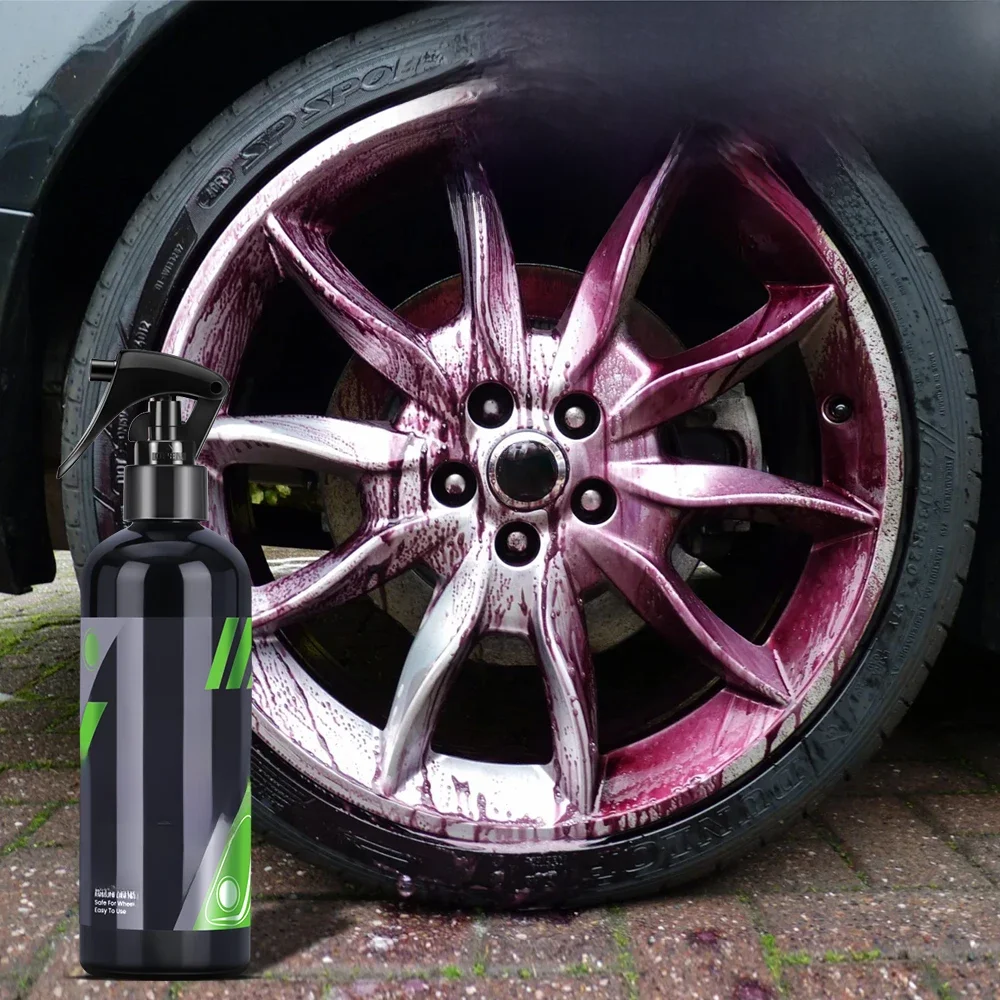 HGKJ Farba samochodowa i żelazko do kół Cząsteczki proszku do czyszczenia Super Rust Dust Remover Spray Metal Surface Defender Auto Rim Cleaner — zdjęcie 2
