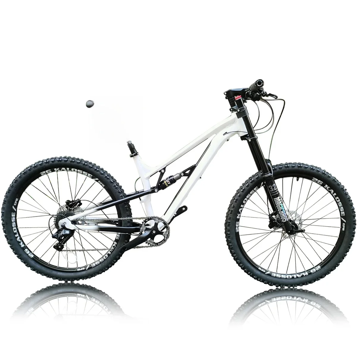 AliExpress Kalosse-Full Suspension Hydraulic Brakes, Air Fork Mountain Bicycle, 11 Speed Bicycle, 27.5 Inches