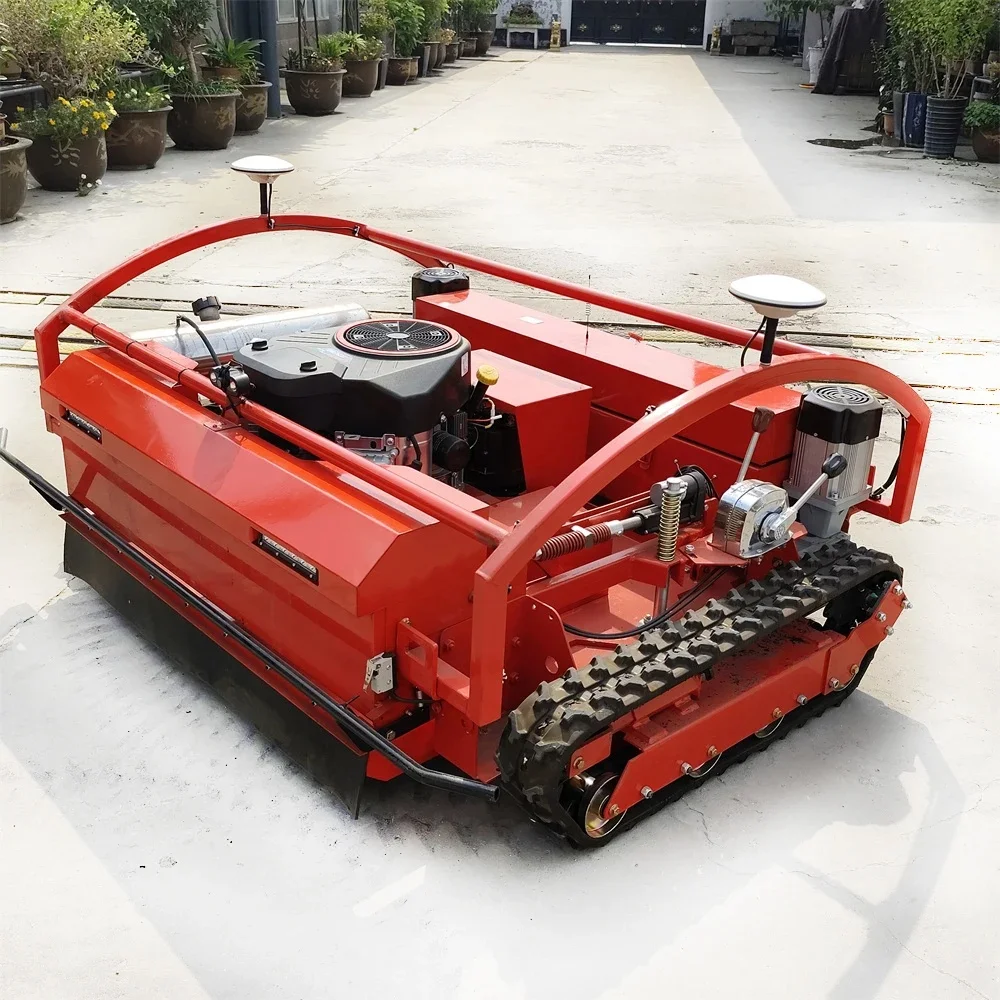 GPS unmanned New upgraded  lawn mower self propelled remote control lawn mower