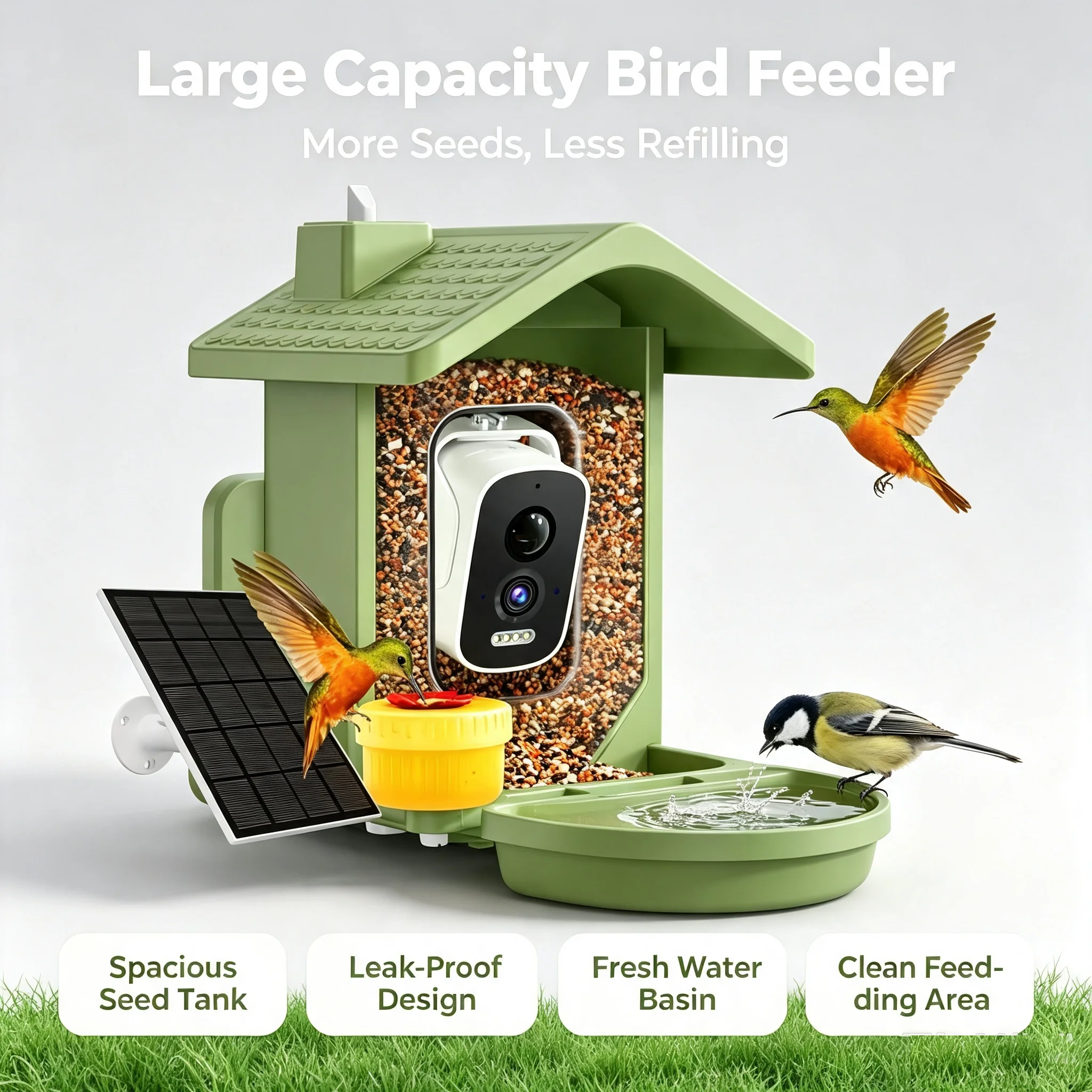 Inteligentna karmnica dla ptak – Smart Garden Bird Bath recenzja i cena
