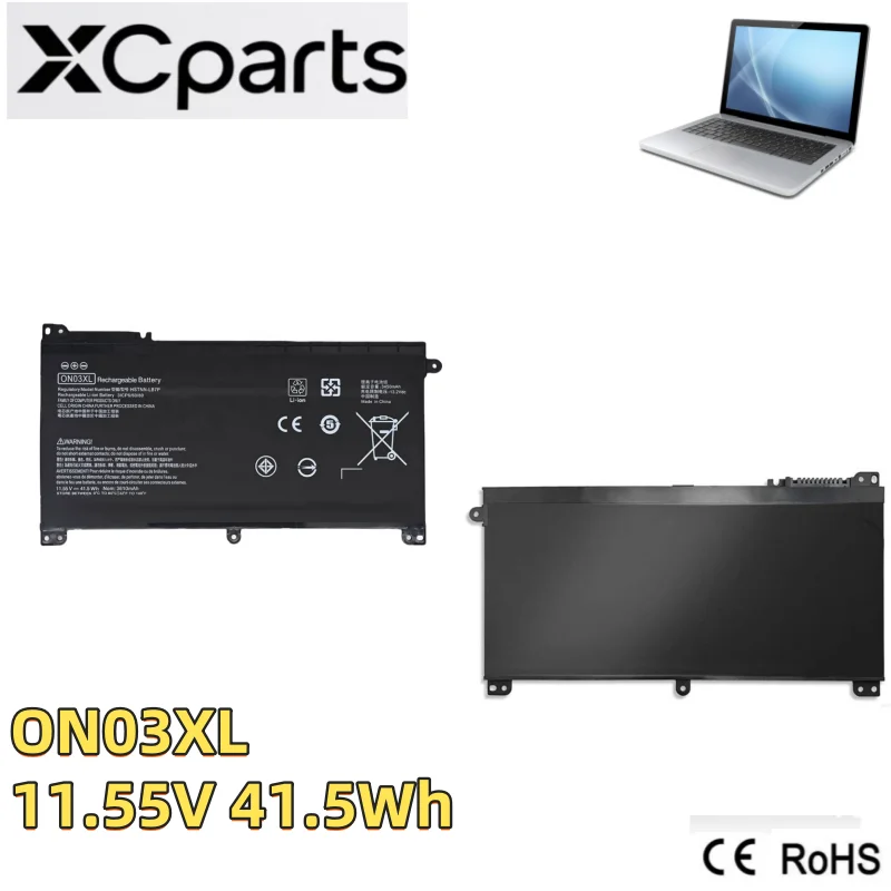 11.55V 41.5Wh New Laptop Battery ON03XL for HP Pavilion X360 13-U 13-U140TU M3-U001DX Notebook HSTNN-LB7P 844203-850 843537-541