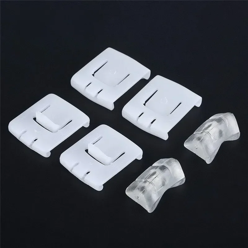 Rail de siège avant de voiture en plastique, guide de curseur central, 435881203A C10 pour GOLF MK1 MK2 MK3 CORRADO SCIROCCO, 2 ensembles, 6 pièces