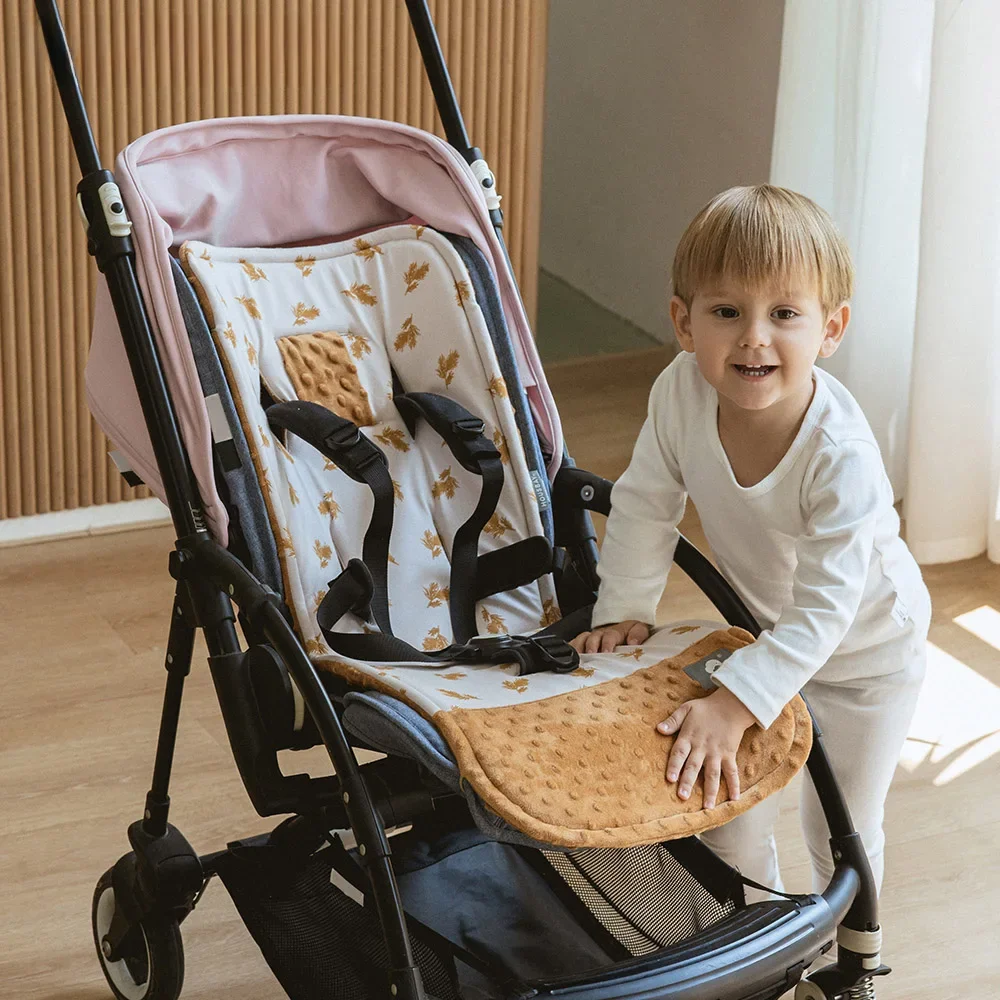Stroller Cushion Universal Baby Pram Seat Pad Winter Soft Comfortable Cotton Kids Pushchair Car Mat Stroller Accessories