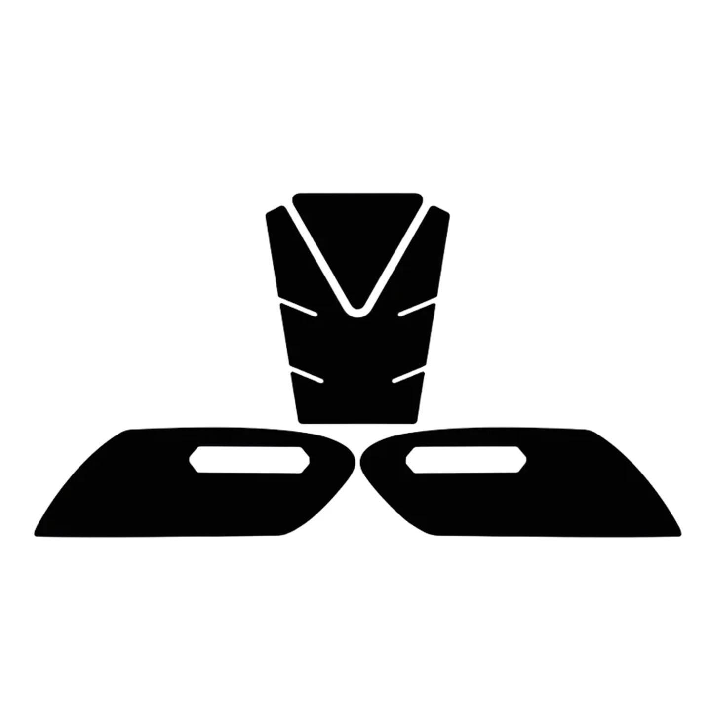 For Triumph Trident660 Fuel Tank Sticker Fishbone Sticker Anti Slip Protection Sticker Trident Sticker Car Sticker Accessories