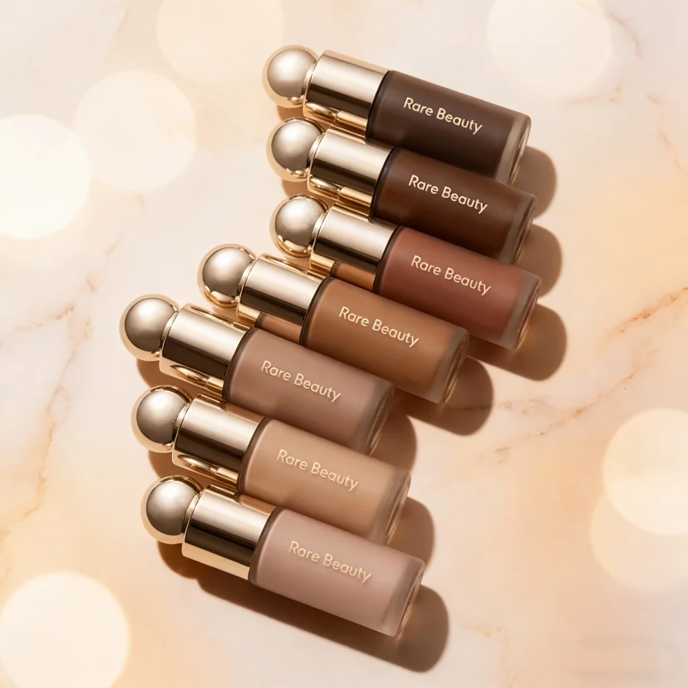 Rare Beauty Flüssiger Konturenstift Seidig Glatt Langanhaltender Volumen-Make-up-Effekt Konturiert das Gesicht Lipgloss mit Box Schön