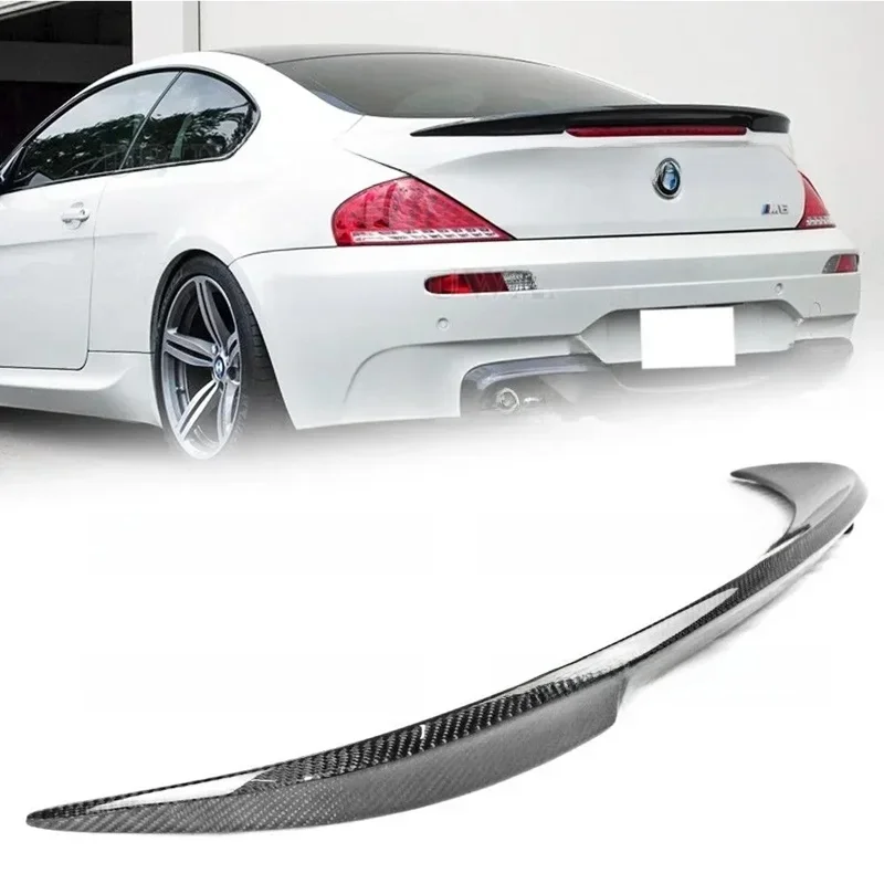 Utilisation pour BMW série 6 E63 aileron arrière 2004-2009 haute qualité en Fiber de carbone lèvre de voiture aileron accessoires de voiture style de voiture