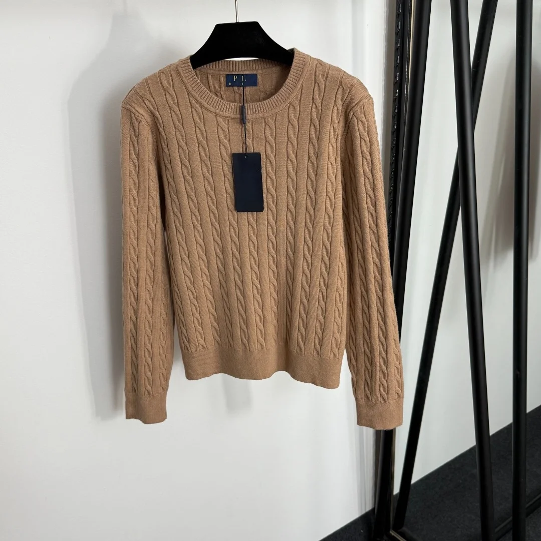 

Новинка 2025 года, однотонный пуловер с круглым вырезом, модный универсальный утягивающий фигуру весна-лето