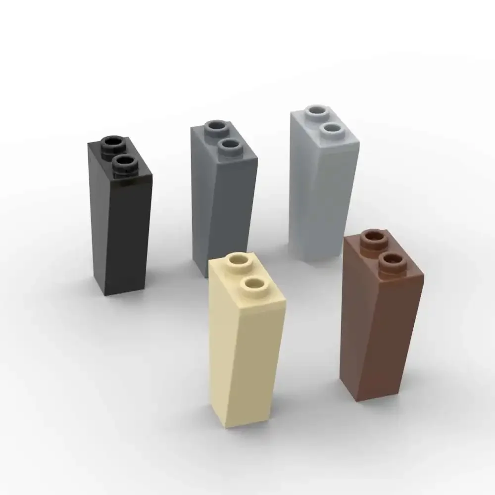 MOC 10 pièces 2449 inversé 75 2x1x3 blocs de construction Kit pente maison briques particules Puzzle idée jouets enfants anniversaire cadeaux de noël