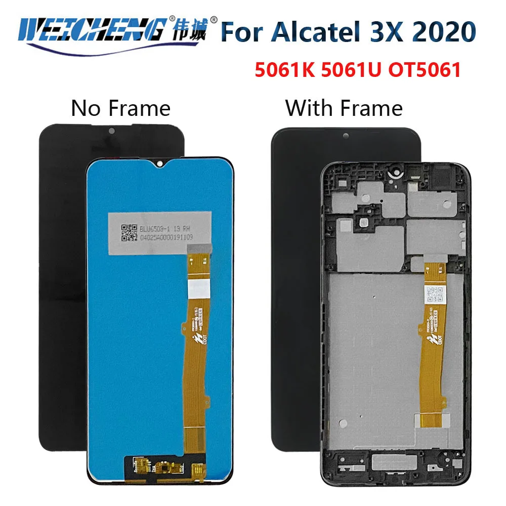 

6.52"Original Tested Display For Alcatel 3X 2020 OT5061 5061U 5061K_EEA LCD Display Touch Screen Digitizer Assembly Replacement