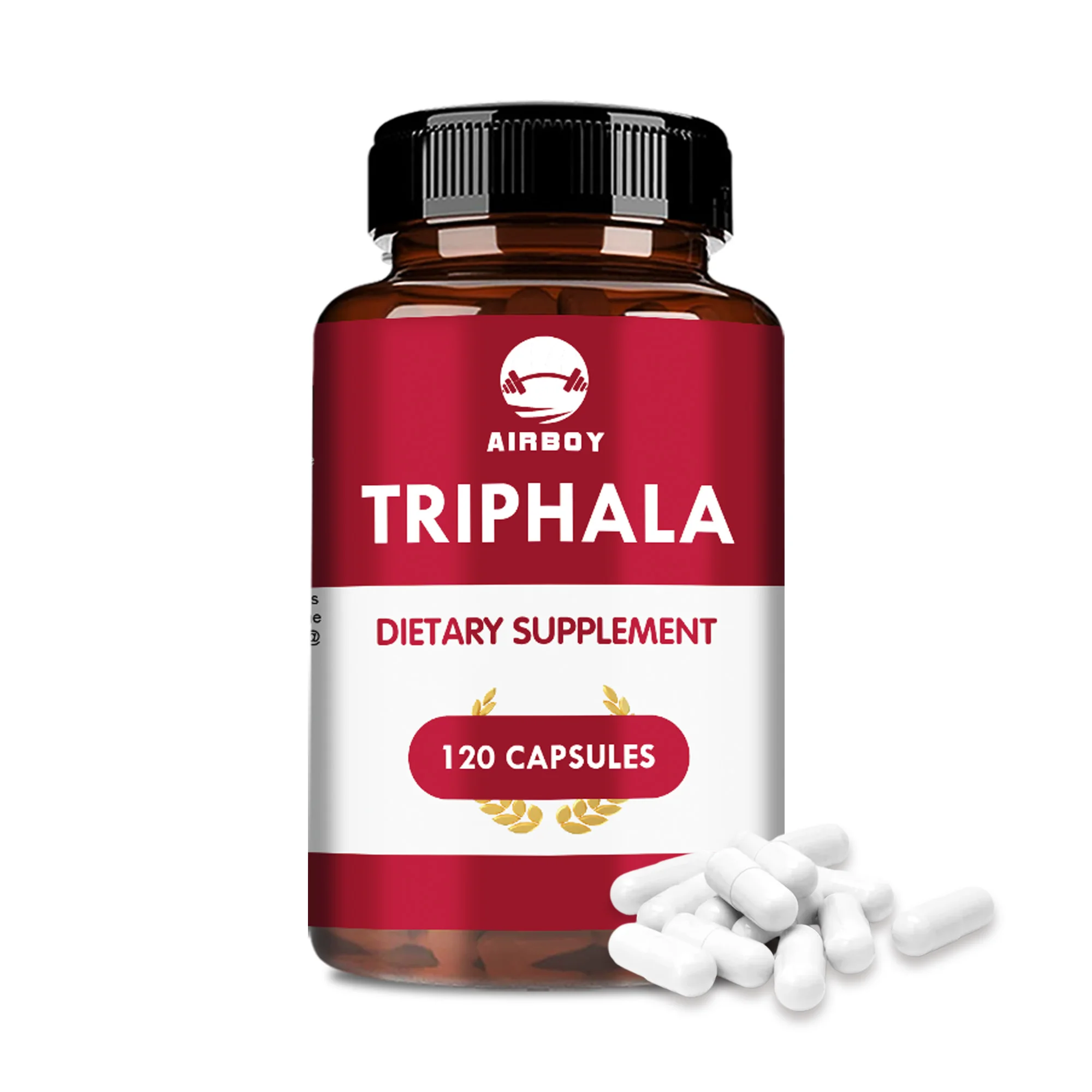 Triphala - Improves Digestion, Colon Support, Intestinal Health, Constipation Relief - 120 Capsules