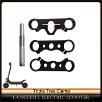 ORIGINAL Front Shock Absorber Retainer Upper Lower Bracket Stem Fixture For Langfeite T8 11Inch Electric Scooter Accessories
