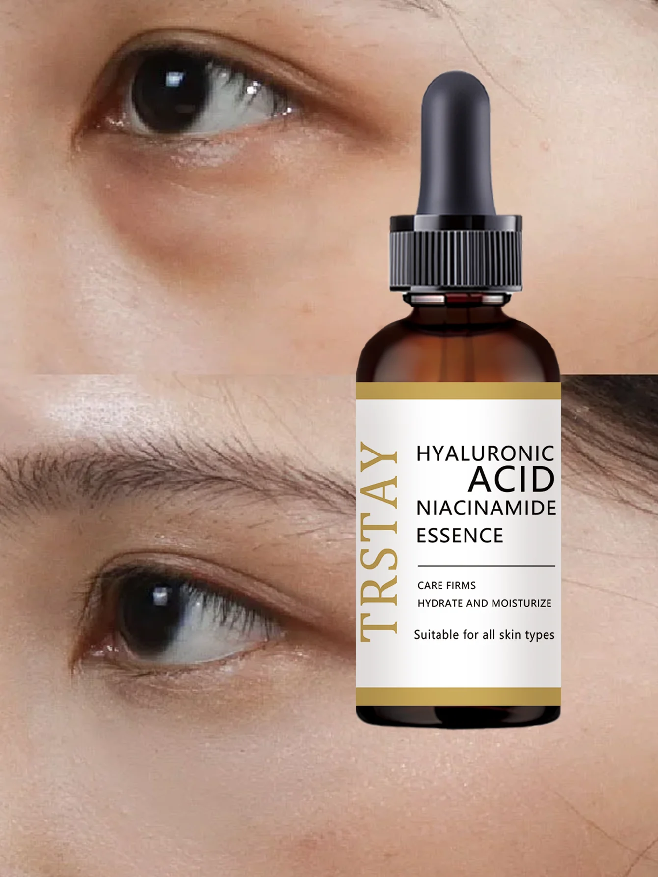 Moisturizing Glycerin Eye Oil for Brightening Hydration and Dark Circle Reduction with Natural Ingredients for Sensitive Skin Ca - Image 2