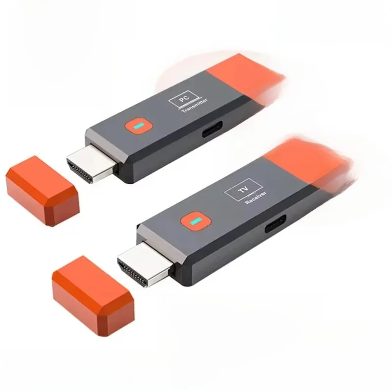 Draadloze HDMI-compatibele videoadapter Zender Ontvanger Extender TV Stick Dongle voor pc-camera Laptop naar projectormonitor - afbeelding 2
