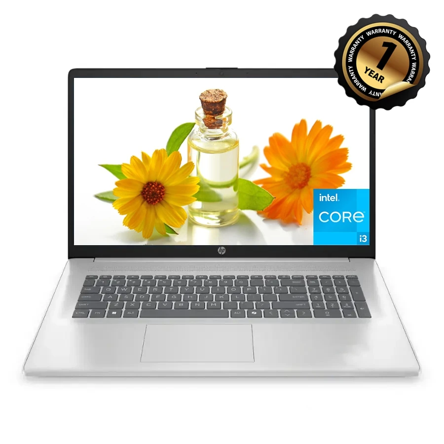 HP 17.3インチ HD+ ビジネス ラップトップ、インテル Core i3-N305、32GB DDR4 RAM、2TB SSD、インテル UHD グラフィックス、Wi-Fi 6、Windows 11 ホーム、ナチュラル シルバー