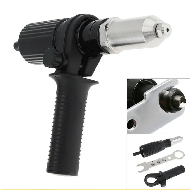 Professional Electric Rivet Nut Gun Riveting Tool Core Pull Accessories Cordless Riveting Gun Drill Adapter Insert Nut Tools