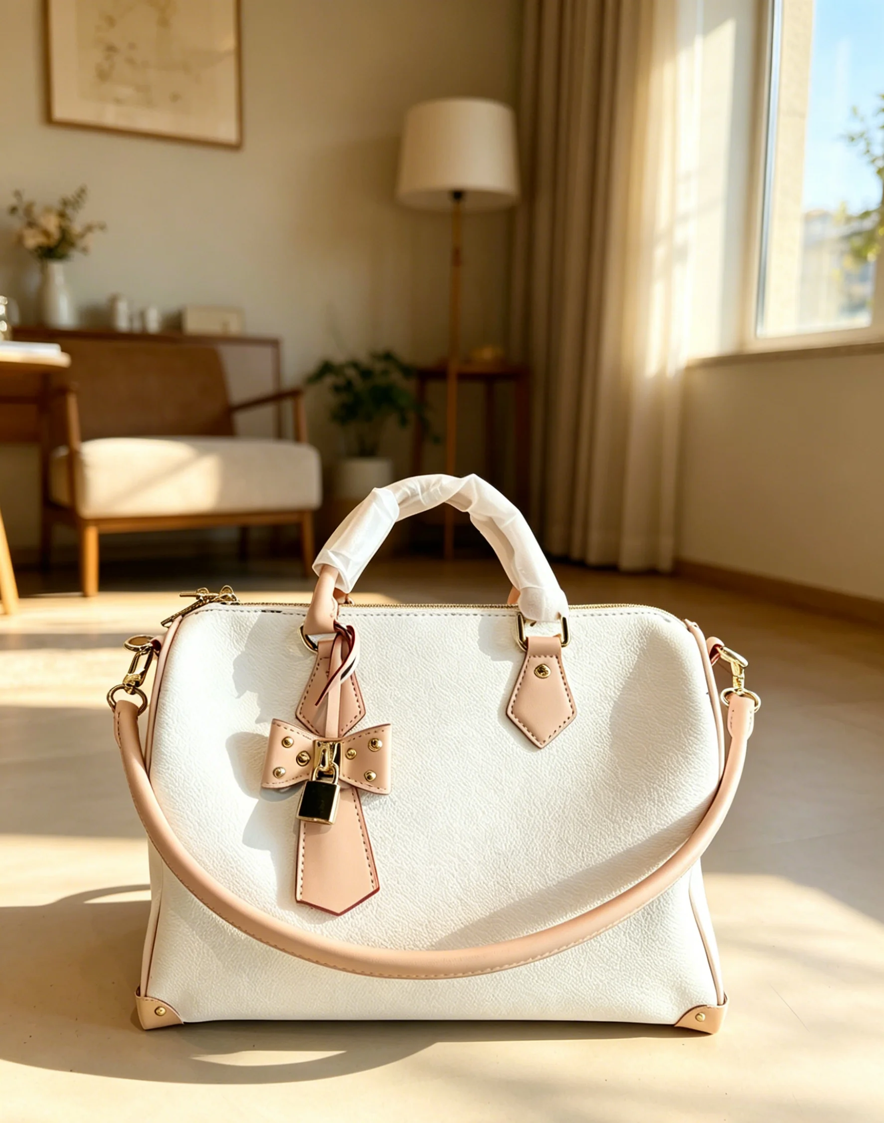 

2026 Size: 30x21x18 cm no box New Model Versatile and Fashionable PU Leather Bag - Durable,High-Quality and Affordable