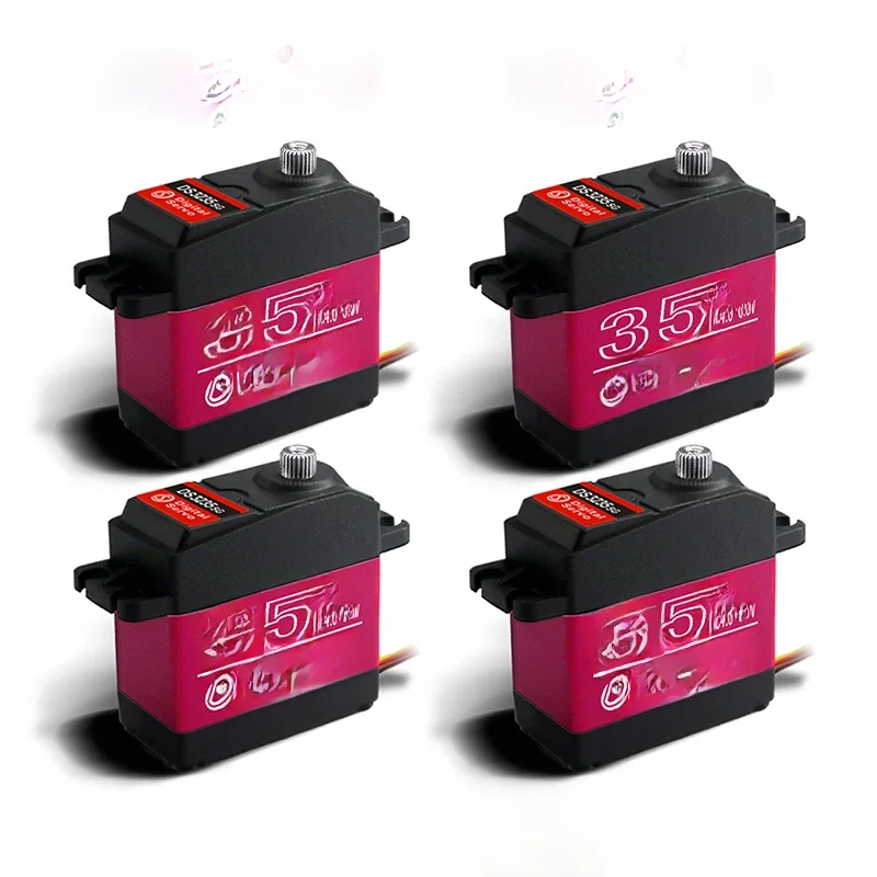 4X waterdichte servo 20kg 25kg 30kg 35kg 40kg hoge snelheid servo Pro Metal Gear digitale servo Baja servo voor 1/8 1/10 schaal RC auto's - afbeelding 2