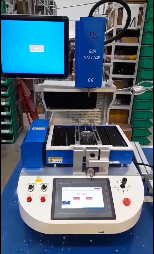 G720 Semi-automatic Align BGA Rework Station Soldering Solder Chip Repair Welding Machine With Reball Kit for Laptops console