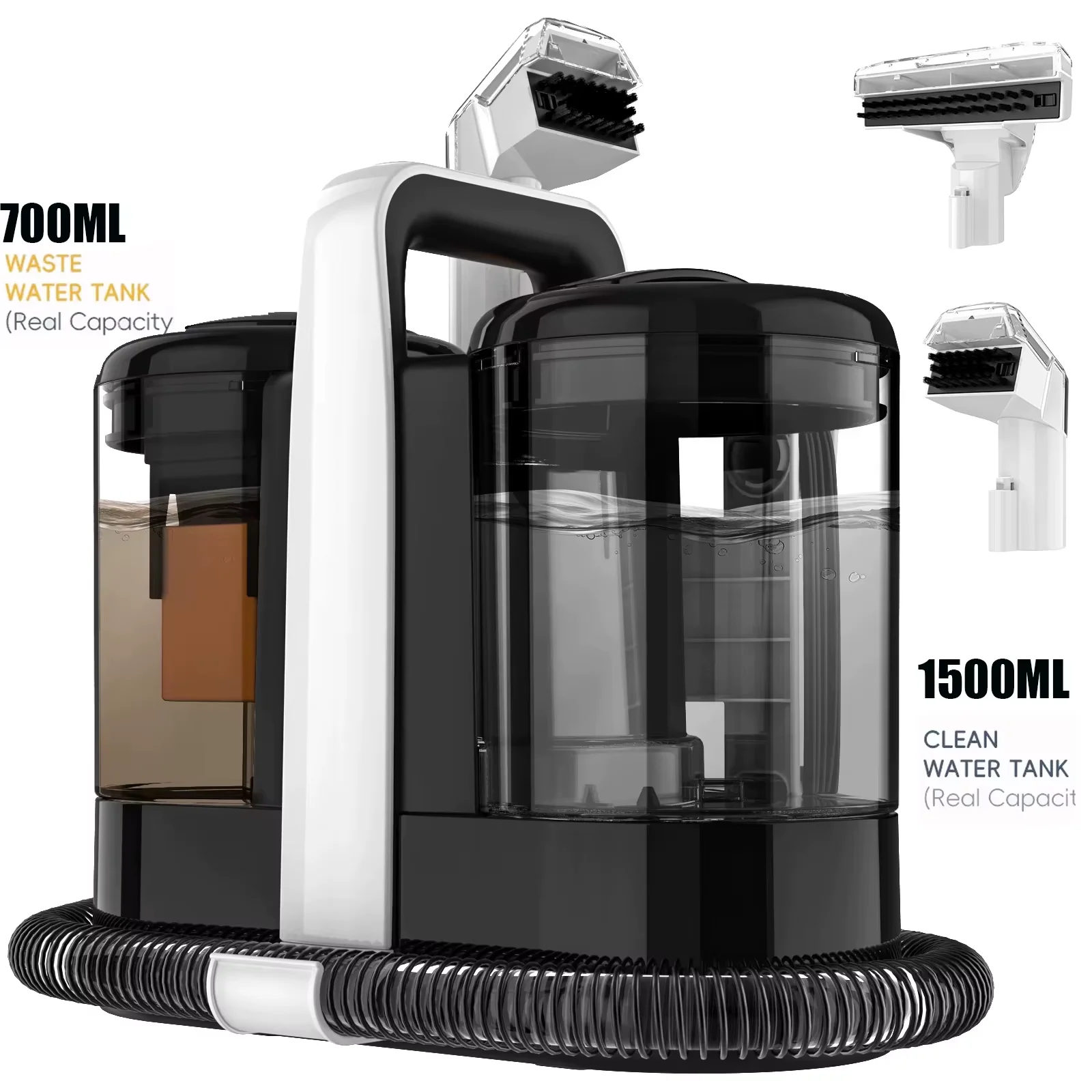 OWJHE Spot Cleaner 600W 15KPa Handheld Tapijtreiniger voor Bank Gordijn Spray Zuig Geïntegreerde Machine Huishoudelijke Schone Machine