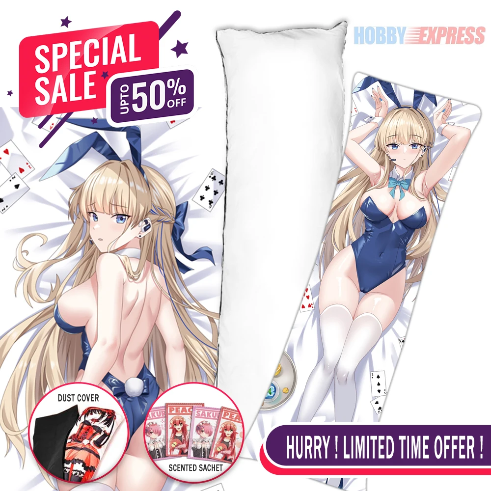 Hobby Express Anime Dakimakura Japanese Otaku Waifu Life Size Doublesided Hugging Body Pillow Cover Asuma Toki 23780