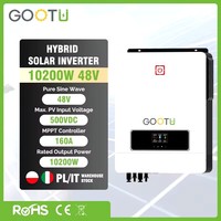 6.2KW/10.2KW Hybrid Solar Inverter Dual Output 24V/48V MPPT 160A Pure Sine Wave for Off-Grid And Commercial Use