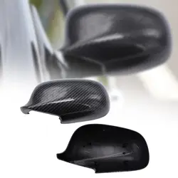 2Pcs Car Side Mirror Cover Caps 12797722 12797723 Automotive Repair Parts Easy to Install Door Mirror Housings for Saab 9-3