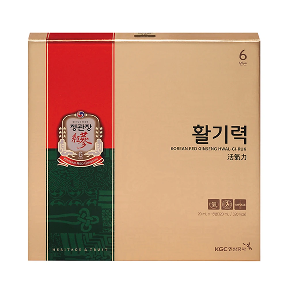 Chung Gwon Jang's vitality 20ML 16 mouth 3 set-6 year old red ginseng gift set red ginseng won red ginseng gold